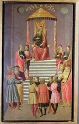 Nebuchadnezzar questions Daniel and his Companions